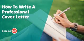 How To Write A Professional Cover Letter