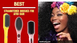 Best hair straightener for afro hair (in order). Hairbrushy Best Straightening Brush For Black Hair