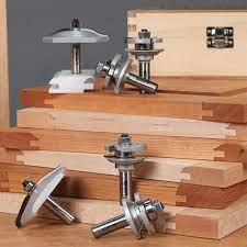 3 pc cabinet door router bit sets