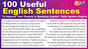 100 useful english sentences to improve