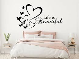 Wall Stickers Art Quote Life Beautiful