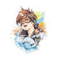 Painting By Numbers Overwatch-tracer Ahegao, 40x50 Cm - Paint By Number  Package - AliExpress