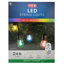 H E B 10 Led String Lights With Remote