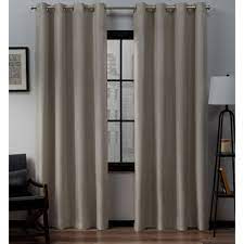 Exclusive Home Curtains Loha Linen Grommet Top Curtain Panel Pair, 54x108,  Natural - Walmart.com