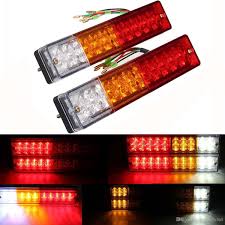 2020 2x 20 Led Car Truck Led Trailer Tail Lights Turn Signal Reverse Brake Light Stop Rear Flash Light Lamp Dc12v Red Amber White Waterproof I From Erindolly360 20 1 Dhgate Com