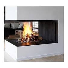 3d flame electric fireplace with 2 side