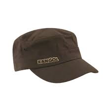 Kangol Cotton Twill Army Cap Size Sm 21 Brown