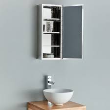 Slim Bathroom Mirror Cabinet 250mm