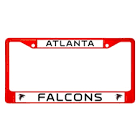 Atlanta Falcons Anodized Red License Plate Frame