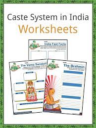 caste system in india facts worksheets