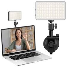 Amazon Com Laptop Light For Video Conference Ulanzi Notebook Computer Suction Mount Lighting Kits For Remote Working Zoom Calls Self Broadcasting Live Streaming Compatible With Macbook Ipad Asus Lenovo Acer Hp Camera