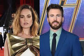 Chris was born as christopher evans in boston. Lily James Doesn T Deny Chris Evans Dating Rumours Etcanada Com