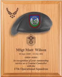 air force beret plaque 12 x 15