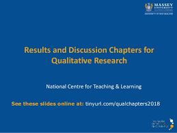 The results and discussion section of your research paper should include the following 5. Writing Up Results And Discussion For Qualitative Research