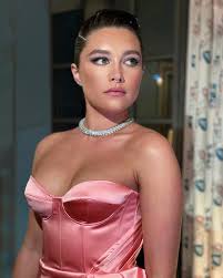 florence pugh at the british vogue and