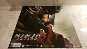 Xbox ro y xbox 360. Nueva Ninja Gaiden 3 De La Version 1 Cartel Promocional De Juego De Video Ps3 Xbox 360 Ebay
