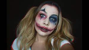 joker harley quinn inspired makeup look