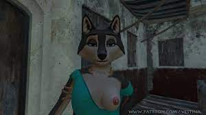3D Furry Game Vestina. Furry Girl was Selling Cookies on the Street and  Invited her to Visit - Pornhub.com