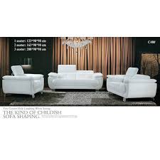 off white leather sofa foshan kika