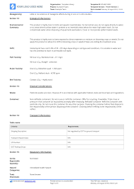 material safety data sheet template