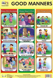 Good Manners Chart Manners Preschool Manners For Kids