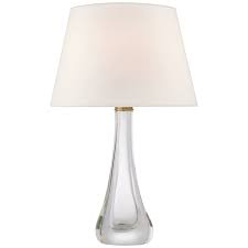 large table lamp with linen shade