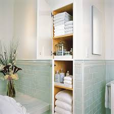fit the most storage into a small bathroom