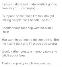 Cute matching bios for couples / remantc couple matching bio ideas 81 melanie martinez lyrics that make perfect instagram captions plea. Bad Tinder Bios Every Tinder Bio To Avoid Like The Plague In 2020