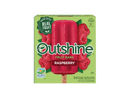raspberry frozen fruit bars outshine
