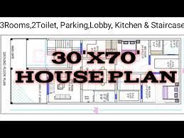 30x70 Floor Plan 30x70 House Plan 30x70