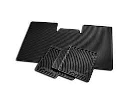 2016 3pc all weather rubber floor mats