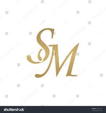 Sm Initial Monogram Logo Stock Vector Royalty Free 343791215