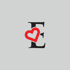 beautiful vector love logo design