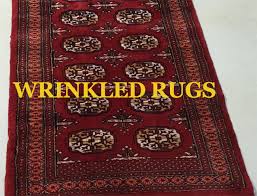 wrinkled rugs