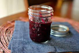 roasted red wine blueberry sauce