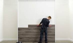 Feature Wall With Laminate Flooring