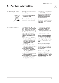 8 Further Information Nilfisk Alto C 105 5 User Manual