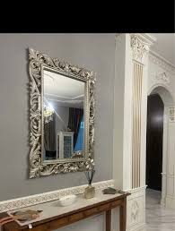 vine silver frame mirror furniture