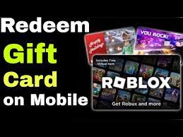 how to redeem roblox gift card on