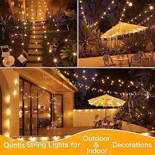 Quntis 32ft Led Outdoor String Lights