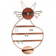 metal wire earring holder display stand
