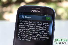 s beam on your samsung galaxy s3