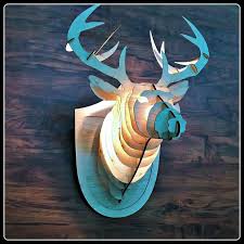 Deer Head Light Antler Mount Kit Animal