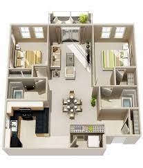 bedroom apartment house plans