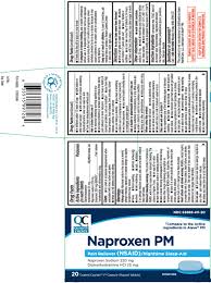 Naproxen Pm Tablet Quality Choice Chain Drug Marketing