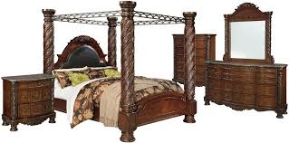 I have a 5 piece bedroom set from ashley's furniture; Ashley North Shore B553 5 Piece Canopy Bedroom Set In Dark Brown Option 1 Best Priced Quality Furniture In Orlando Florida