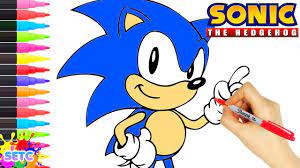 sonic the hedgehog coloring book