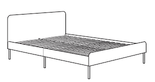 ikea slattum upholstered bed frame