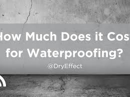 How Much Does It Cost For Waterproofing