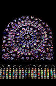 Rose Window At Notre Dame De Paris